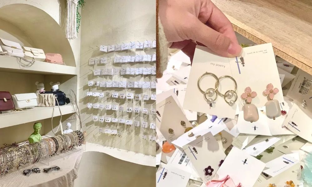 Hàn Quốc nổi tiếng với những tiệm phụ kiện thời trang