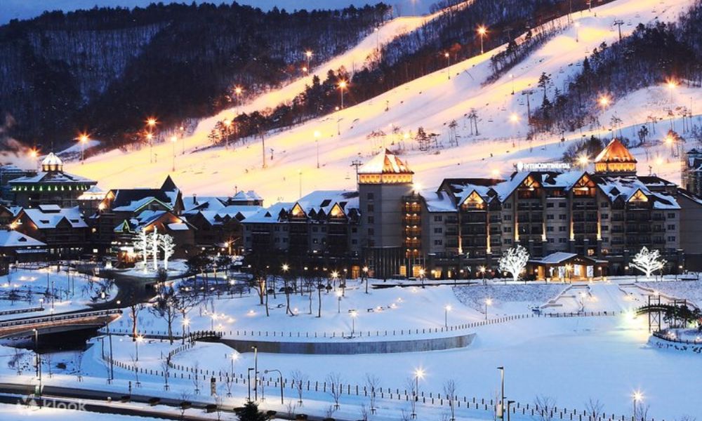 Kinh nghiệm trượt tuyết và đón Giáng sinh tại Hàn Quốc 7 Khu trượt tuyết tại Alpensia Ski Resort