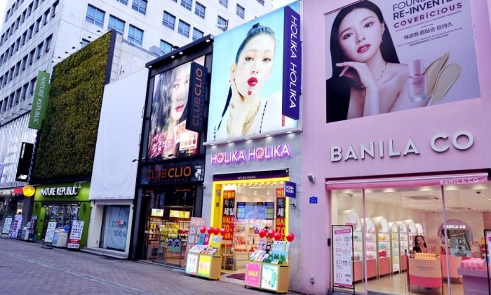 Các địa điểm mua mỹ phẩm chính hãng tại Seoul Hàn Quốc 4 các cửa hàng mỹ phẩm tại phố myeongdong