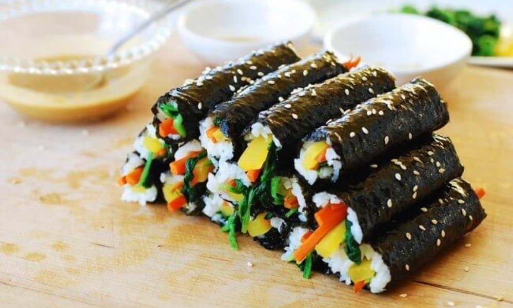 Review 20 món ăn đường phố Hàn Quốc "gây nghiện" tại Myeongdong 7 món Mayak Gimbap