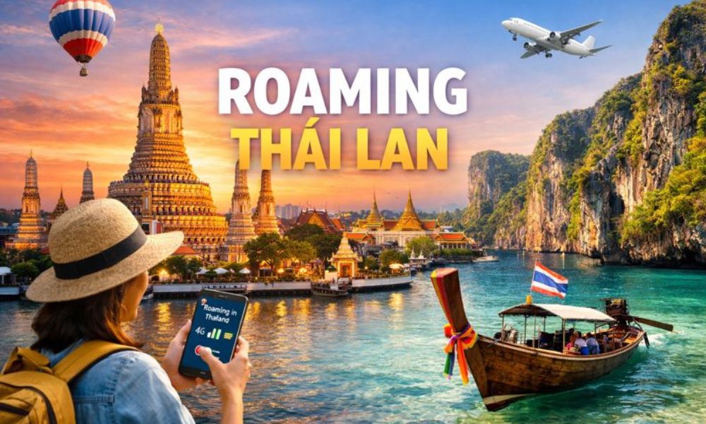 Roaming Thái Lan là gì? So sánh với SIM & eSIM Thái Lan 1 roaming thái lan