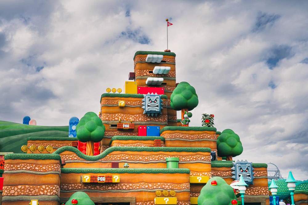 Buổi sáng: Super Nintendo World (khu Mario)