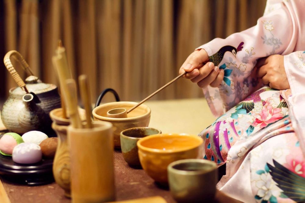 Không gian và dụng cụ trong trà đạo Nhật Bản