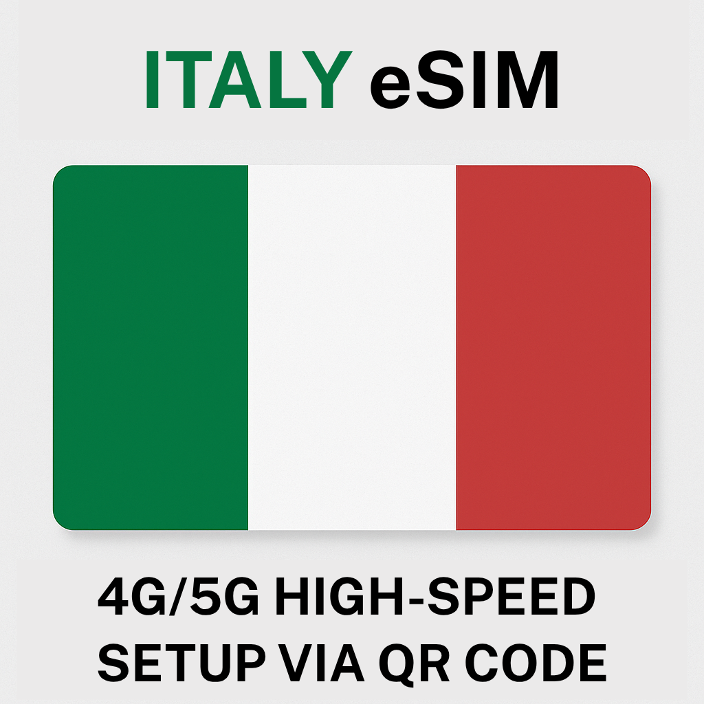 Italy eSIM – High-Speed Travel SIM for Italy